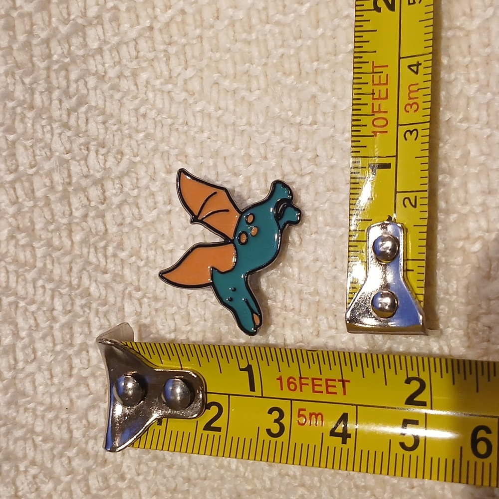 5/$25 NEW Flying Dinosaur Enamel Pin - Picture 3 of 3